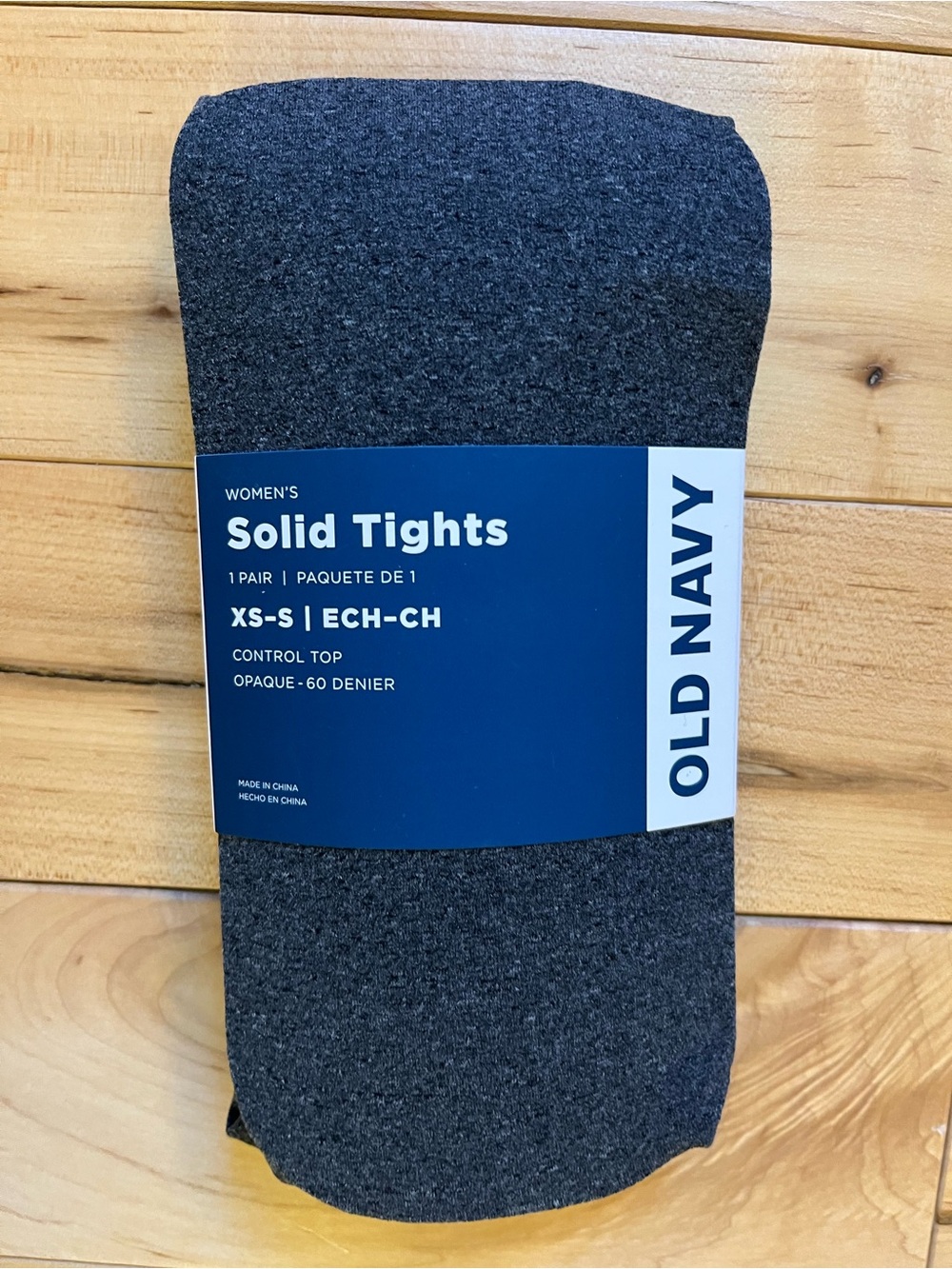 Old Navy Women's Solid Tights - Charcoal Gray